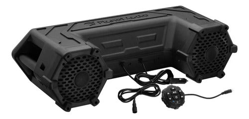 Bocina 6.5 PuLG Sonido Led Cuatrimoto Rzr X3 Atv Marina