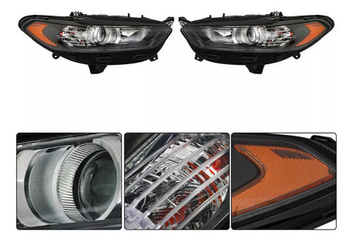Par Juego Faros Ford Fusion 2013 - 2016 Calidad