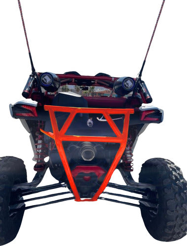 Defensa Trasera Can Am X3 Reforzada Naranja