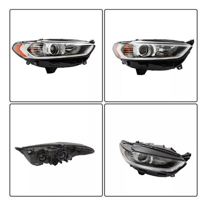 Faros Black Housing Ford Fusion 2013 - 2016 Calidad