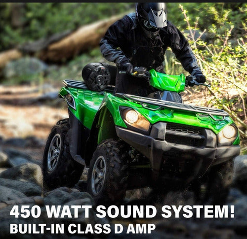 Bocina Sonido Marino Boss Cuatrimoto Atv Utv Weatherproof