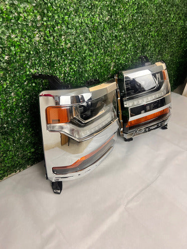 Par Faros Silverado 2016 2017 2018 Xenon Cromo