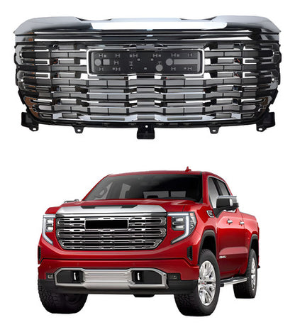 Gmc Sierra Parrilla Coraza 2022 2023 2024 Denali Cromada