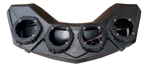 Caja Atv Para Instalacion De 4 Bocinas Cuatrimoto Mod Mark