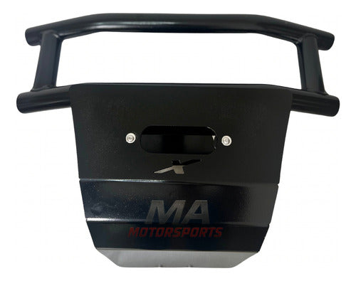 Defensa Delantera Can Am Maverick X3 Con Placa Negro