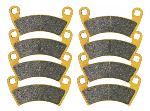 Kit 4 Pz Gold Balatas Polaris Ranger Xp 1000 Eps 2014 2019