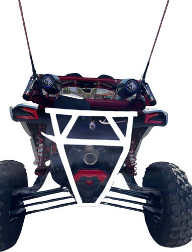 Defensa Trasera Can Am X3 Reforzada Perla