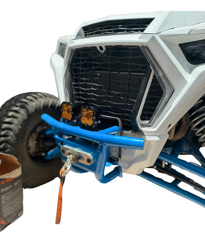 Defensa Delantera Azul Polaris Xp 1000 Rzr Turbo S