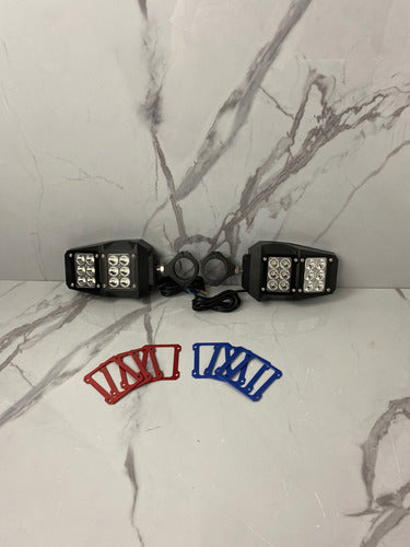 Retrovisores Lateral Con Luz Led Can Am Maverick Polaris Rzr