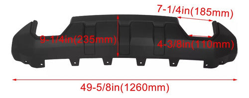 Moldura Defensa Delantera P/gmc Sierra 1500 16 - 19