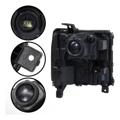 Faros Delanteros Crom Izq / Der Xenon Silverado 16/18