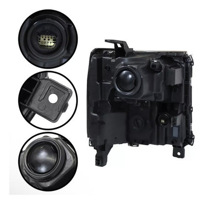 Faros Delanteros Crom Izq / Der Xenon Silverado 16/18