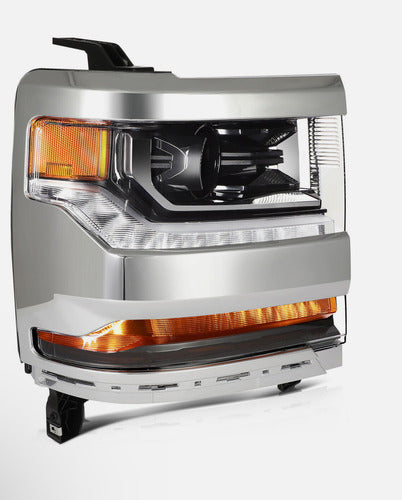 Faros Delanteros Crom Izq / Der Xenon Silverado 16/18