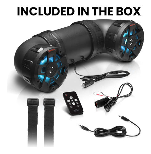 Boss Audio Bocinas Atv Cuatrimoto Bluetooth Contra Agua Rgb