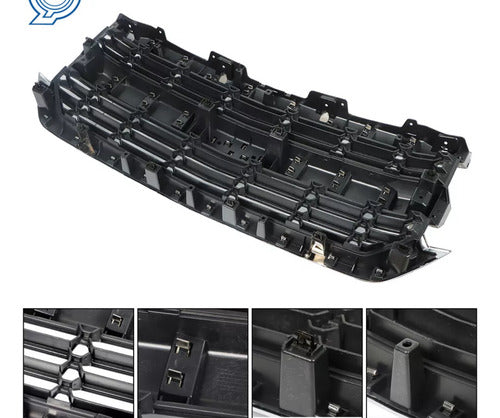 Coraza Parrilla Silverado 2016 2017 2018 Cromo