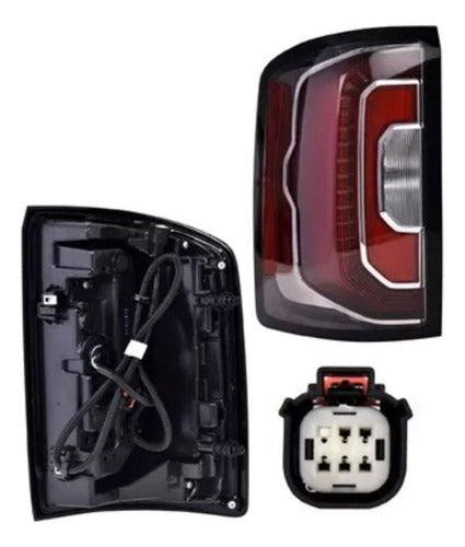 Calavera Derecha Gmc Sierra 2016-2018 Denali Led Premium