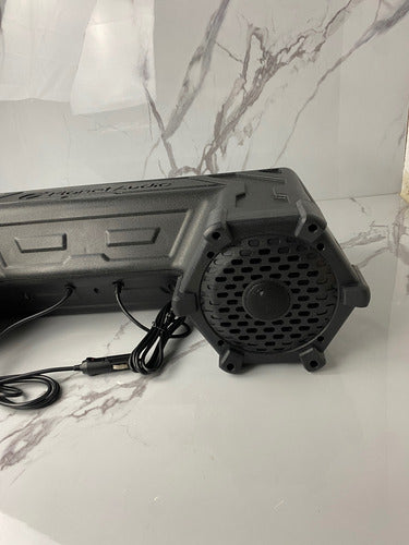 Bocina 6.5 PuLG Sonido Led Cuatrimoto Rzr X3 Atv Marina