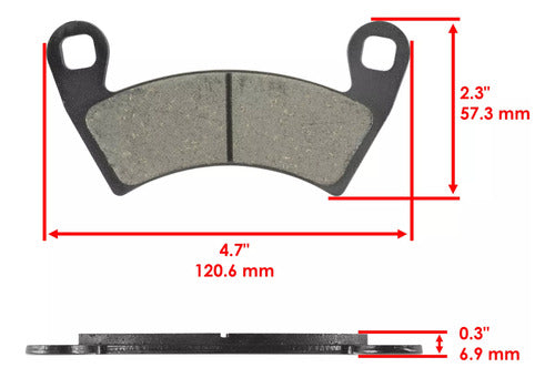 Kit Balatas Del Y Tras Rzr Polaris Xp 1000 2014 -2019