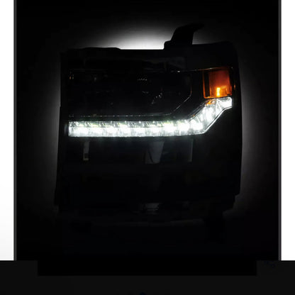 Faros Delanteros Crom Izq / Der Xenon Silverado 16/18