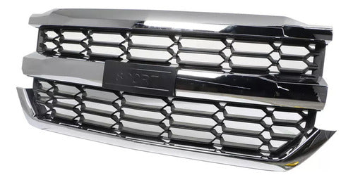 Coraza Parrilla Silverado 2016 2017 2018 Cromo