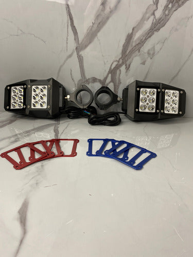 Retrovisores Lateral Con Luz Led Can Am Maverick Polaris Rzr