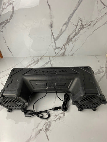 Bocina 6.5 PuLG Sonido Led Cuatrimoto Rzr X3 Atv Marina