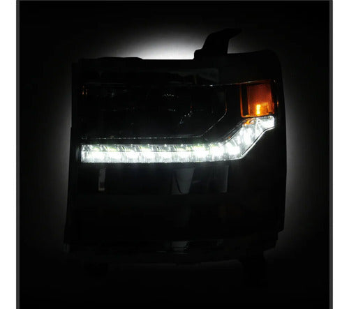 Par Faros Silverado 2016 2017 2018 Xenon Cromo