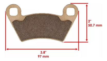 Kit Balatas Polaris 570 Big Size Gold Todos Los Modelos