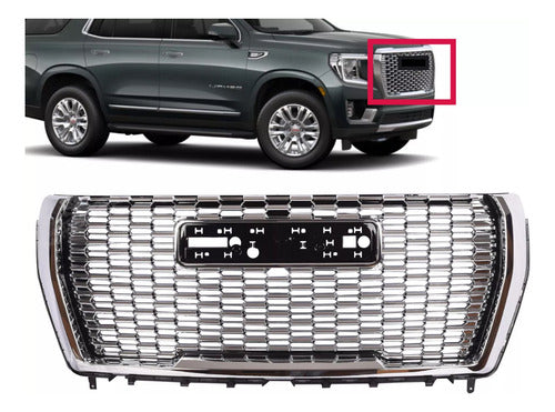 Parrilla Coraza Gmc Yukon Denali 2021-2023