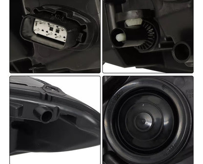 Faros Black Housing Ford Fusion 2013 - 2016 Calidad