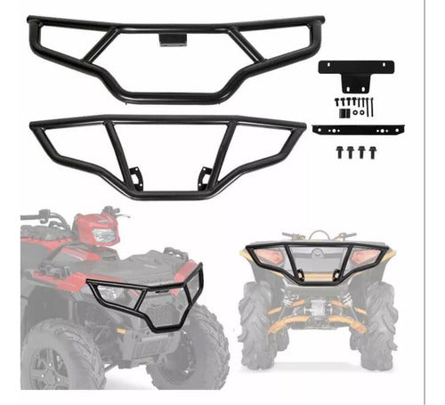 Defensa Delantera Y Tra Polaris Sportsman 450 570 2014-2023