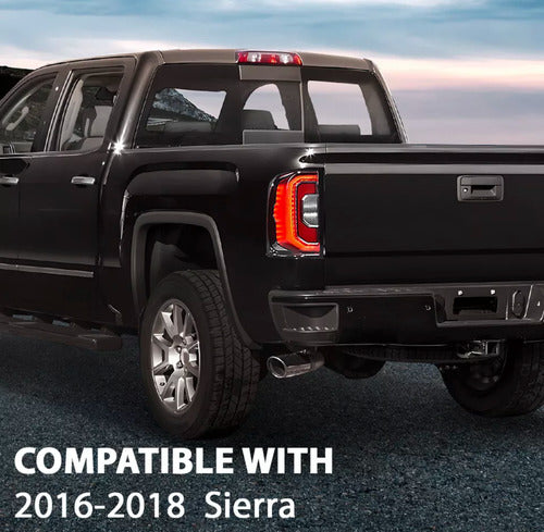 Par Juego Calaveras Gmc Sierra Denali 2016 - 2018 Leds