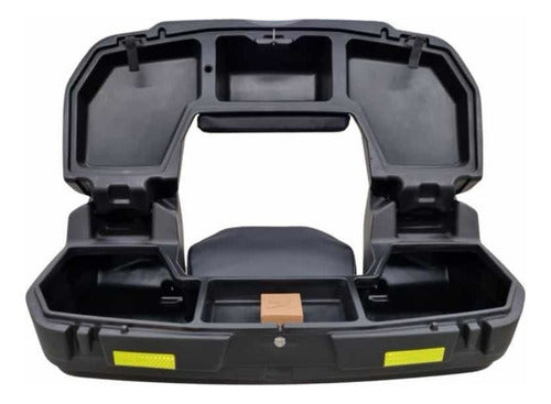 Caja Asiento Trasero Atv Con Respaldo Agarraderas Universal