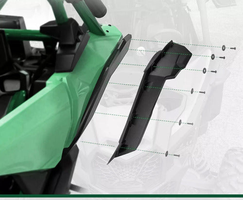 Cantoneras Loderas Salpicaderas Exte Max Can Am Maverick X3