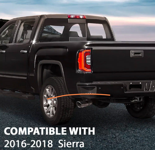 Calavera Gmc Sierra Denali 2016 2017 2018 Led Premium