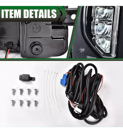 Par Faros Led Niebla Silverado 1500 Chevrolet 2016 2017 2018