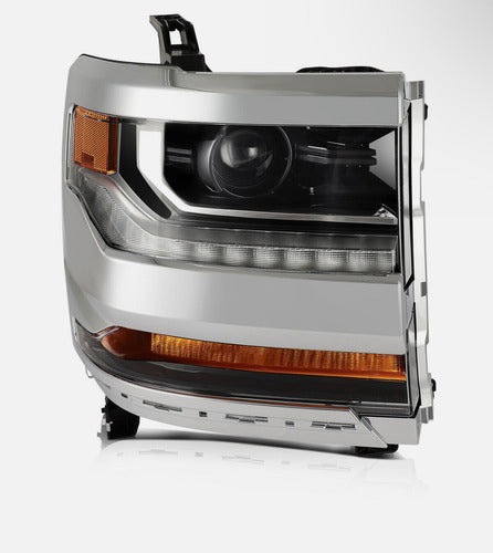 Faros Delanteros Crom Izq / Der Xenon Silverado 16/18