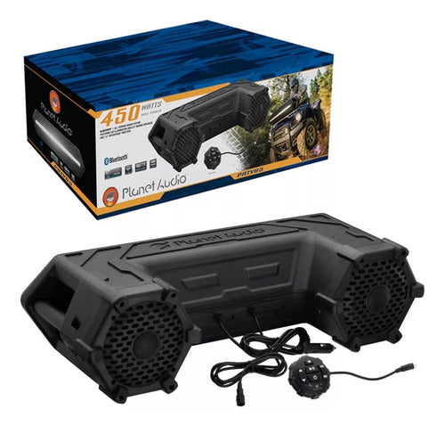 Bocina 6.5 PuLG Sonido Led Cuatrimoto Rzr X3 Atv Marina