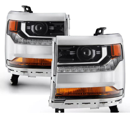 Par Faros Silverado 2016 2017 2018 Xenon Cromo
