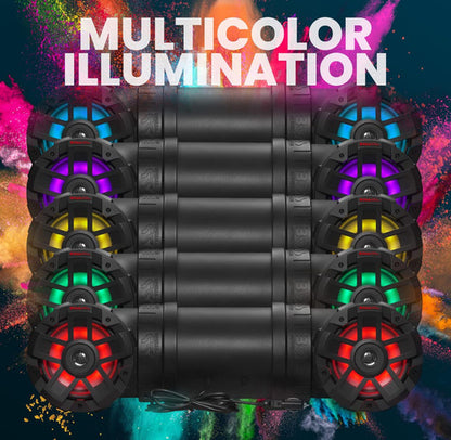 Boss Audio Bocinas Atv Cuatrimoto Bluetooth Contra Agua Rgb