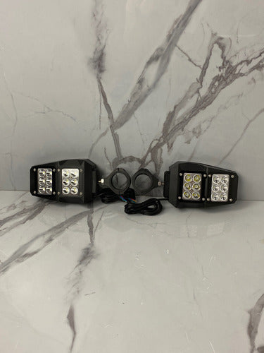 Retrovisores Lateral Con Luz Led Can Am Maverick Polaris Rzr